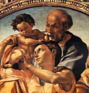 A szent család (részlet) Doni Tondo (Galleria degli Uffizi) – Michelangelo Buonarroti